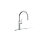 KOHLER K-22975 Crue Single-handle bar sink faucet, polished chrome