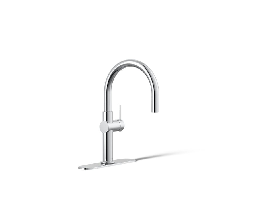 KOHLER K-22975 Crue Single-handle bar sink faucet, polished chrome