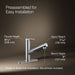 KOHLER K-22976 Crue Pull-out kitchen sink faucet with three-function sprayhead, polished chrome - view 5