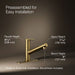 KOHLER K-22976 Crue Pull-out kitchen sink faucet with three-function sprayhead, vibrant brushed moderne brass - view 5
