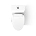 KOHLER K-23188-HC Reach Curv Hidden cord one-piece compact elongated toilet with skirted trapway, dual-flush, white - view 3