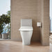 KOHLER K-23188-HC Reach Curv Hidden cord one-piece compact elongated toilet with skirted trapway, dual-flush, white - view 4