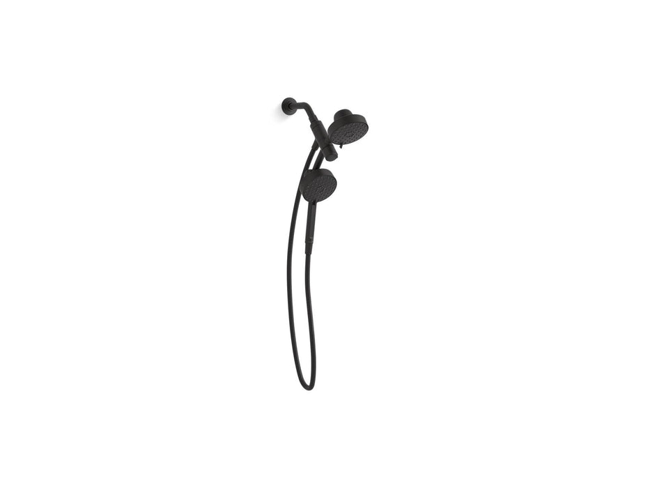 KOHLER K-23218 Awaken 2-in-1 Multifunction 2.5 GPM Shower Combo Kit, matte black