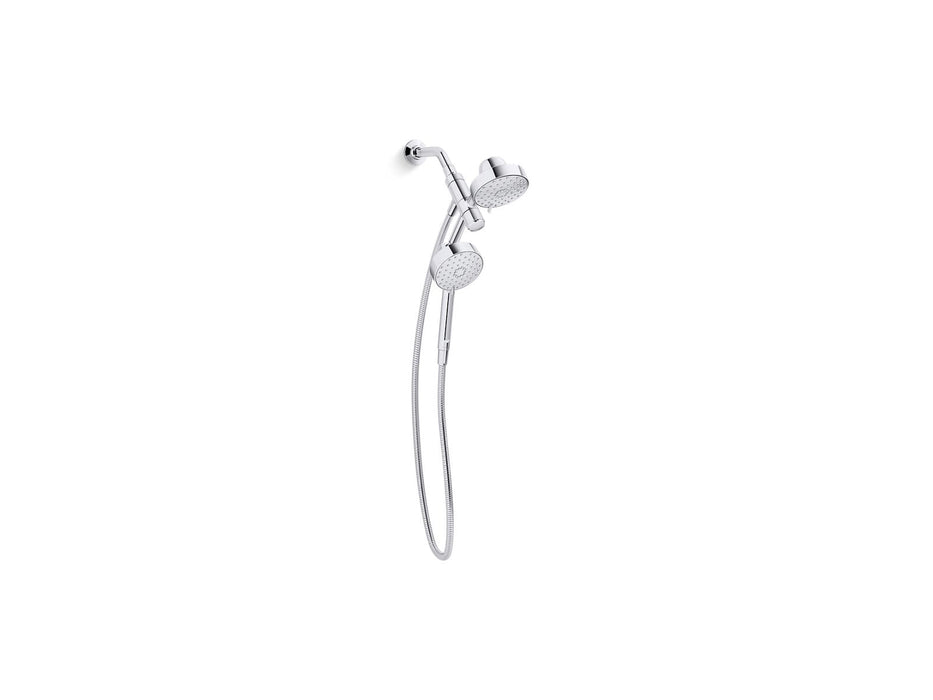 KOHLER K-23218 Awaken 2-in-1 Multifunction 2.5 GPM Shower Combo Kit, polished chrome
