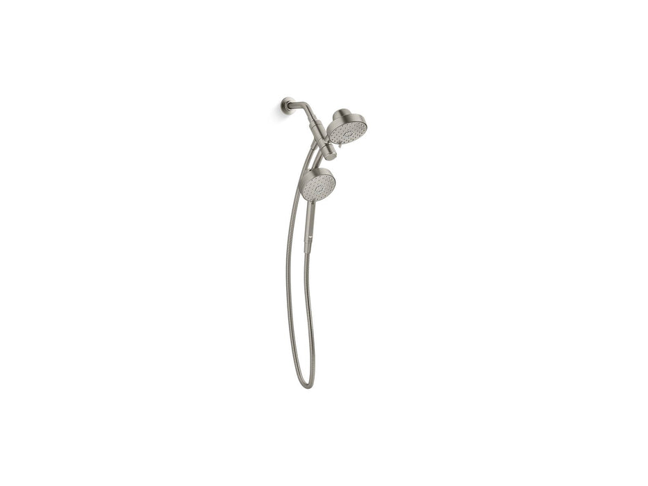 KOHLER K-23218-G Awaken 2-in-1 multifunction 1.75 gpm shower combo kit, vibrant brushed nickel