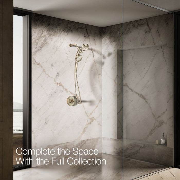 KOHLER K-23219 Purist 2-in-1 Multifunction 2.5 GPM Shower Combo Kit, vibrant brushed bronze - view 4