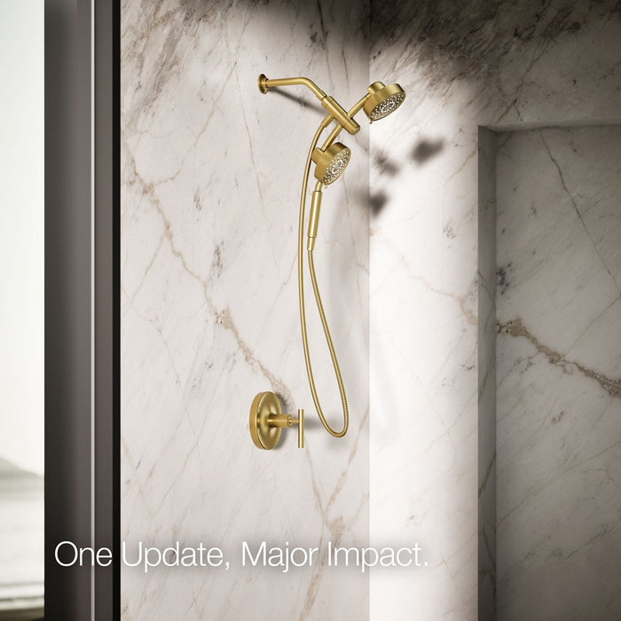 KOHLER K-23219 Purist 2-in-1 Multifunction 2.5 GPM Shower Combo Kit