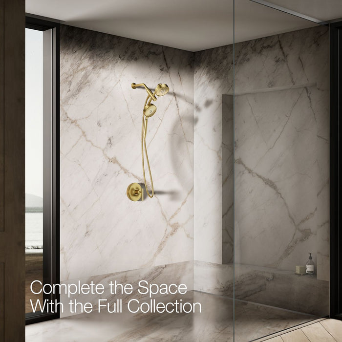 KOHLER K-23219 Purist 2-in-1 Multifunction 2.5 GPM Shower Combo Kit