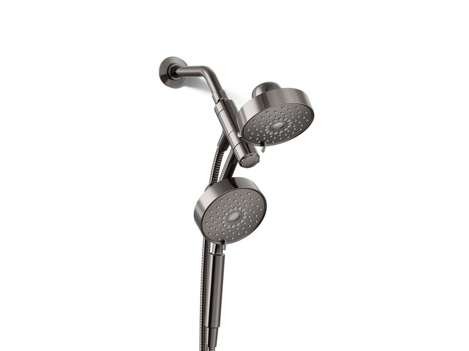 KOHLER K-23219 Purist 2-in-1 Multifunction 2.5 GPM Shower Combo Kit, vibrant titanium