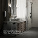 KOHLER K-23255-4 Honesty Widespread bathroom sink faucet, 1.2 gpm, matte black - view 4