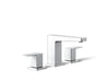 KOHLER K-23255-4 Honesty Widespread bathroom sink faucet, 1.2 gpm, polished chrome