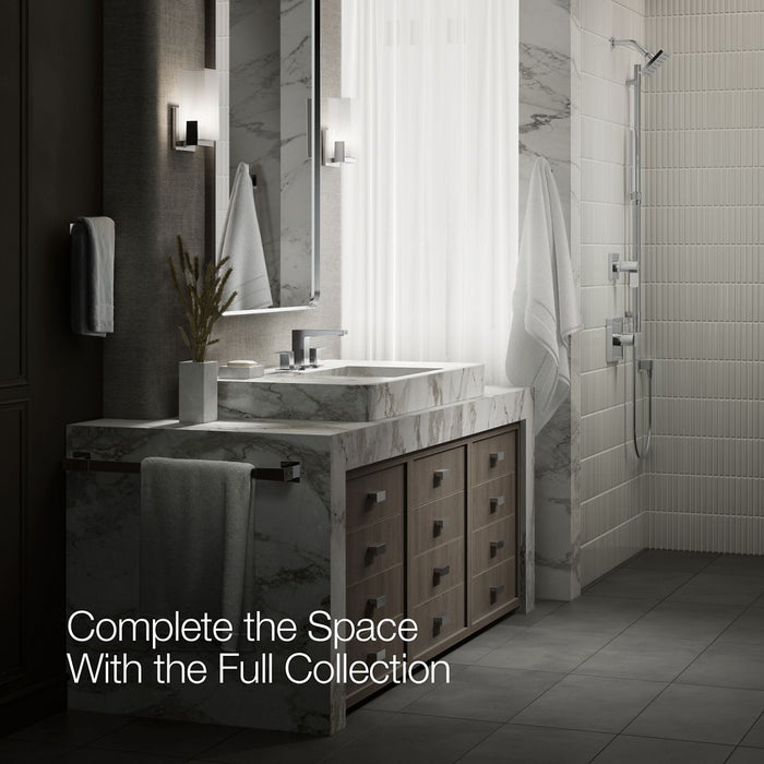 KOHLER K-23255-4 Honesty Widespread bathroom sink faucet, 1.2 gpm, polished chrome - view 4