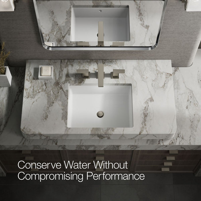 KOHLER K-23255-4 Honesty Widespread bathroom sink faucet, 1.2 gpm, vibrant brushed nickel - view 5