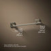 KOHLER K-23286 Square 12" towel bar, vibrant brushed nickel - view 5