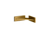 KOHLER K-23287 Square Foot ledge, vibrant brushed moderne brass