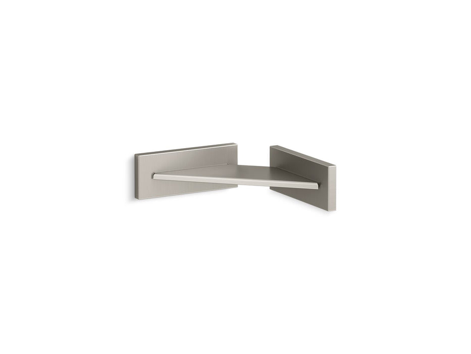KOHLER K-23287 Square Foot ledge, vibrant brushed nickel