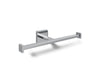 KOHLER K-23288 Square Double toilet paper holder, polished chrome