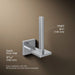 KOHLER K-23289 Square Vertical toilet paper holder, polished chrome - view 5
