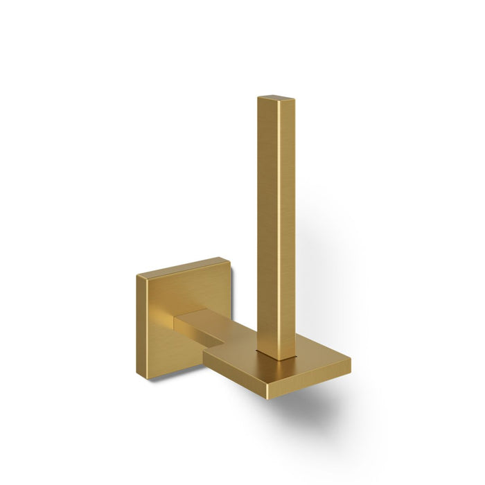 KOHLER K-23289 Square Vertical toilet paper holder, vibrant brushed moderne brass - view 3