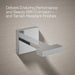 KOHLER K-23290 Square Robe hook, polished chrome - view 5
