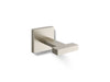 KOHLER K-23290 Square Robe hook, vibrant brushed nickel