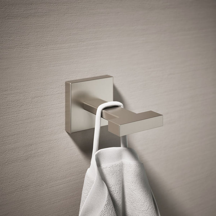 KOHLER K-23290 Square Robe hook, vibrant brushed nickel - view 3