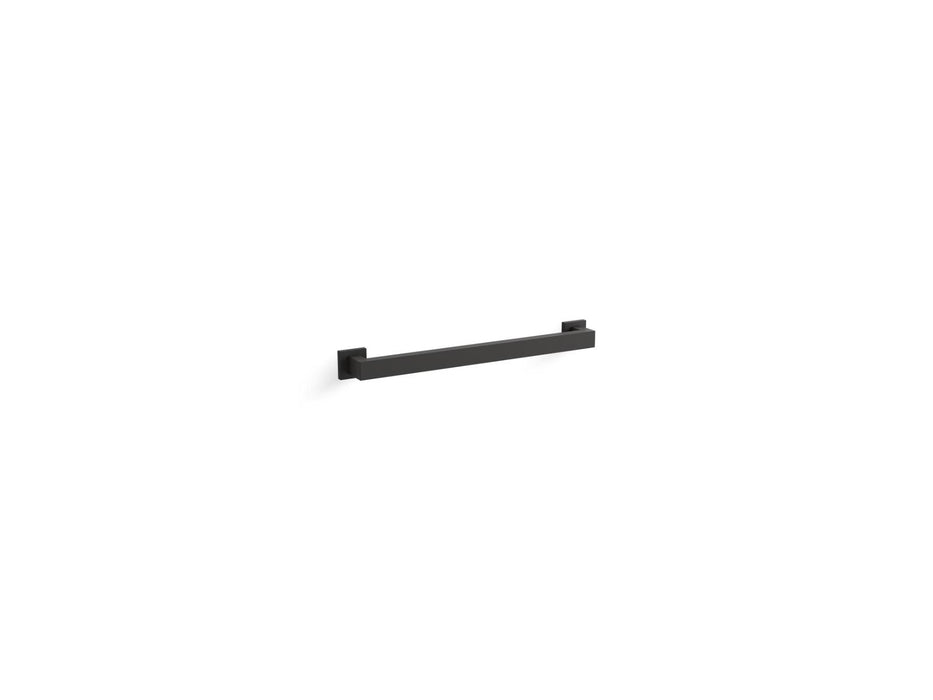 KOHLER K-23294 Square 18" grab bar, matte black