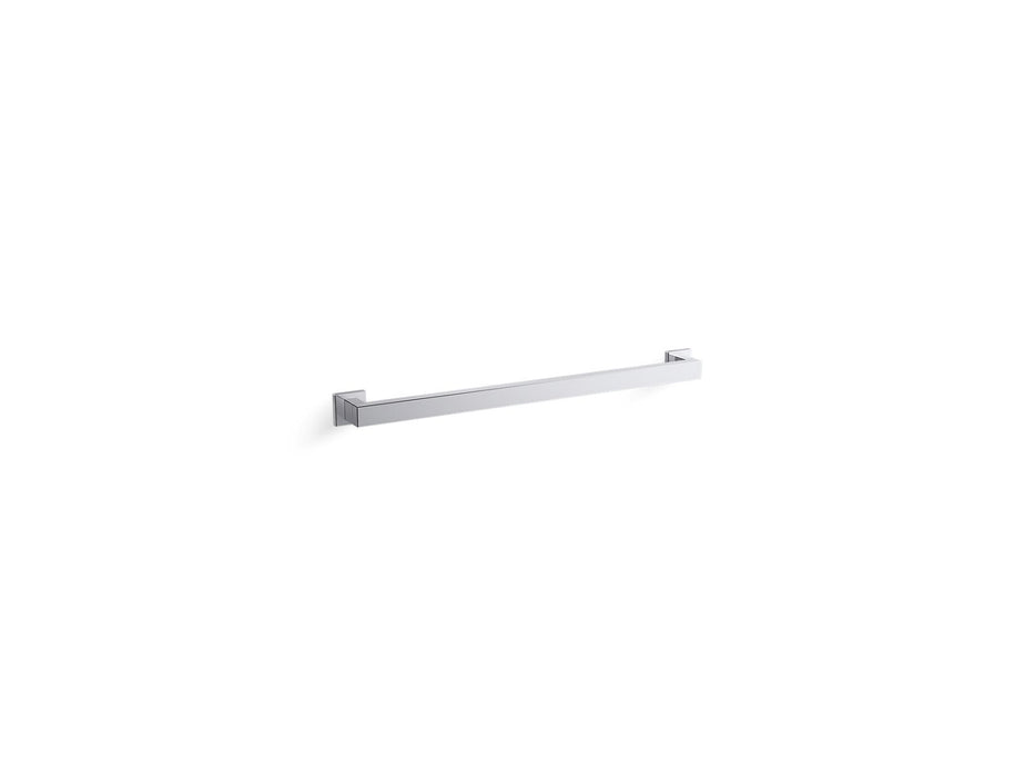 KOHLER K-23295 Square 24" grab bar, polished chrome