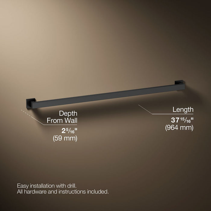 3/4 view of product with dimensions