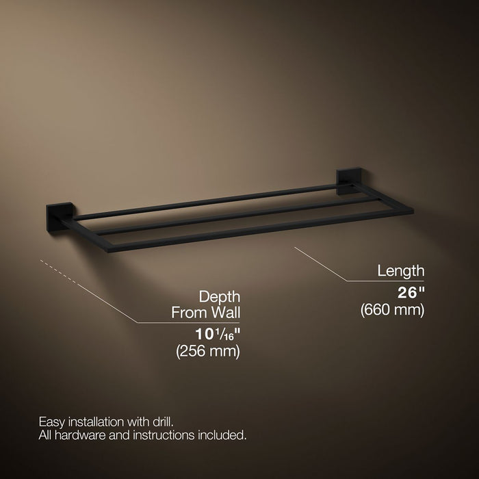 KOHLER K-23299 Square Hotelier, matte black - view 5