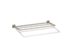 KOHLER K-23299 Square Hotelier, vibrant brushed nickel