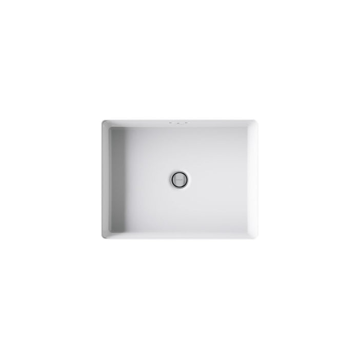 KOHLER K-2330-G Kathryn 19-3/4" rectangular undermount bathroom sink with glazed underside, white - view 3