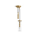KOHLER K-23340-PE01 Damask 4" adjustable pendant, moderne brushed gold