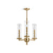 KOHLER K-23342-CH03 Damask 20" chandelier, moderne brushed gold