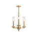 KOHLER K-23342-CH03 Damask 20" chandelier, moderne brushed gold - view 2