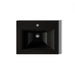 KOHLER K-2337-1 Memoirs Stately 22-3/4" Rectangular Drop-in Bathroom Sink, black black - view 3