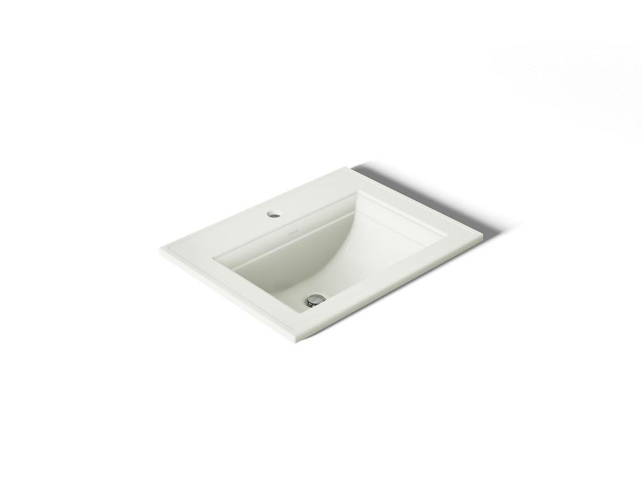 KOHLER K-2337-1 Memoirs Stately 22-3/4" Rectangular Drop-in Bathroom Sink, dune