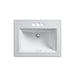 KOHLER K-2337-4 Memoirs Stately 22-3/4" Rectangular Drop-in Bathroom Sink, white - view 2