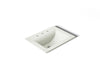 KOHLER K-2337-8 Memoirs Stately 22-3/4" Rectangular Drop-in Bathroom Sink, dune