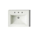 KOHLER K-2337-8 Memoirs Stately 22-3/4" Rectangular Drop-in Bathroom Sink, dune - view 3