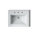 KOHLER K-2337-8 Memoirs Stately 22-3/4" Rectangular Drop-in Bathroom Sink, ice grey - view 3