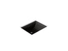 KOHLER K-2339 Memoirs 20" rectangular undermount bathroom sink, black black