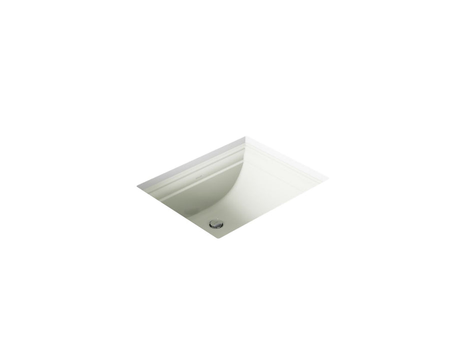 KOHLER K-2339 Memoirs 20" rectangular undermount bathroom sink, dune