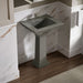 KOHLER K-2344-1 Memoirs Stately 25" Rectangular Pedestal Bathroom Sink, Thunder Grey - image focused on single product story