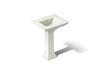 KOHLER K-2344-1 Memoirs 25" rectangular pedestal bathroom sink, dune