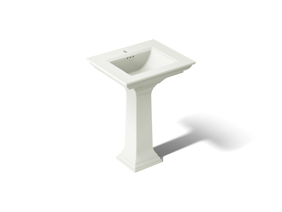 KOHLER K-2344-1 Memoirs 25" rectangular pedestal bathroom sink, dune