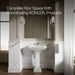 KOHLER K-2344-1 Memoirs 25" rectangular pedestal bathroom sink, dune - view 5