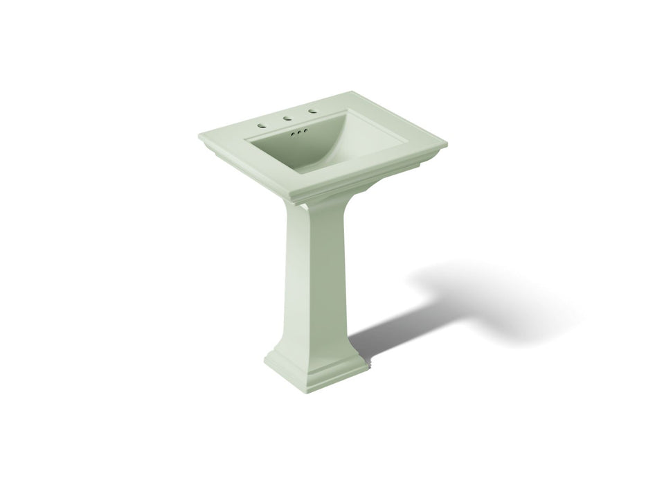 KOHLER K-2344-8 Memoirs Stately 24-1/2" rectangular pedestal bathroom sink