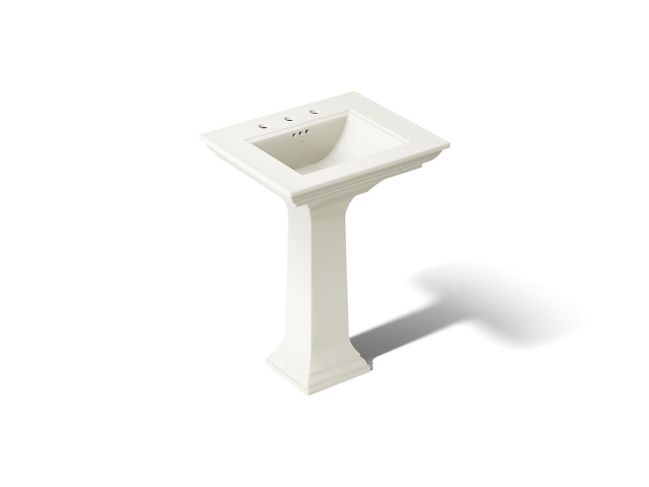 KOHLER K-2344-8 Memoirs Stately 24-1/2" rectangular pedestal bathroom sink