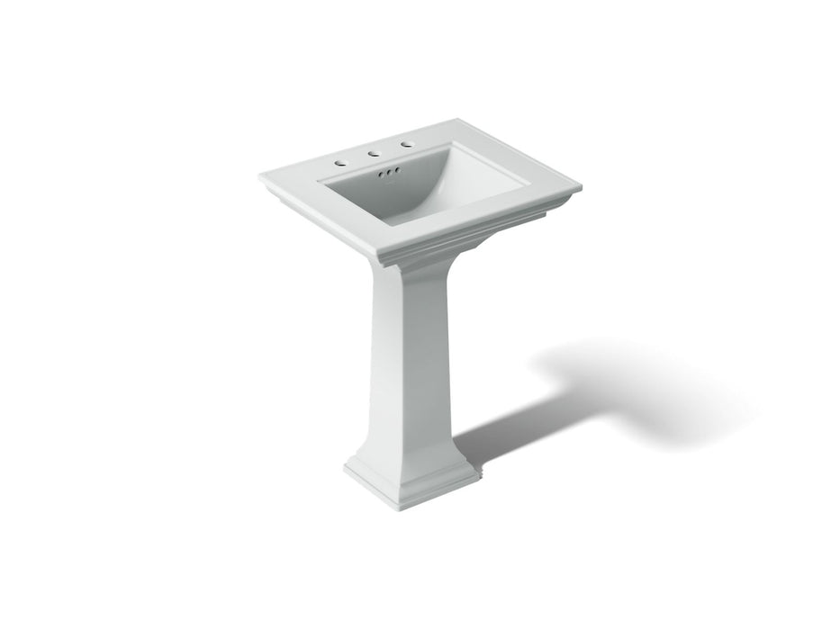 KOHLER K-2344-8 Memoirs Stately 24-1/2" rectangular pedestal bathroom sink
